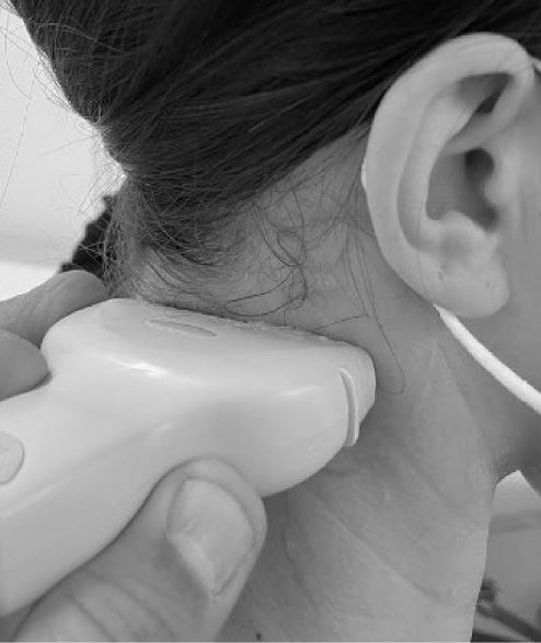Ultrasound Probe at C4 Level